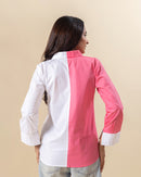 Bubblegum Cloud Collar Top