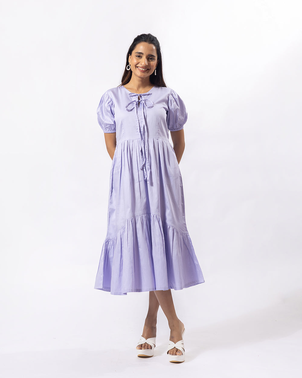 Lavender Everyday Midi Dress