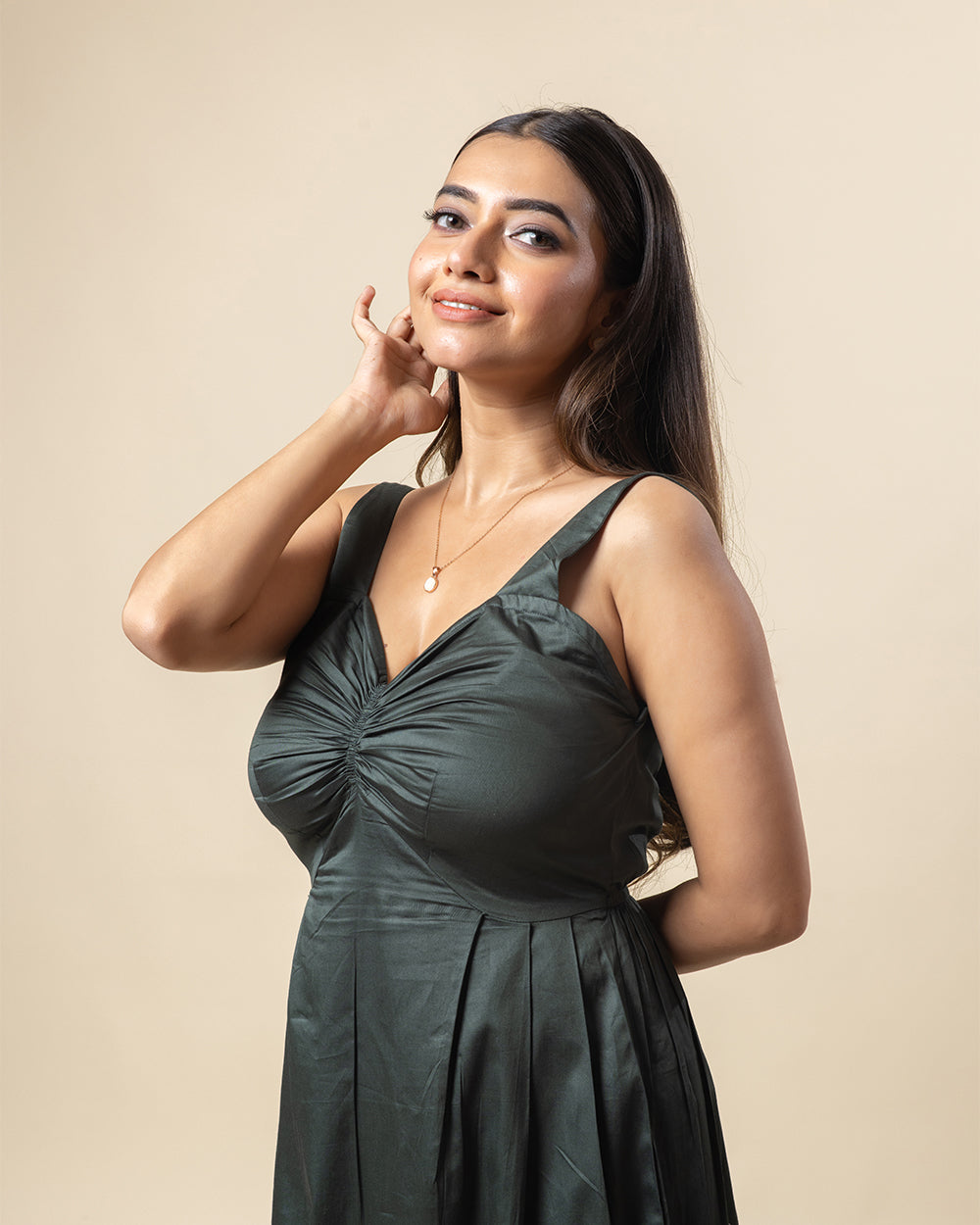 Teal Star Maxi Dress