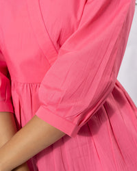 Pink Pop Overlap Top