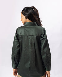 Teal Vibe Collar Shirt