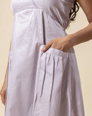 Grey Mist Halter Dress