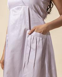 Grey Mist Halter Dress