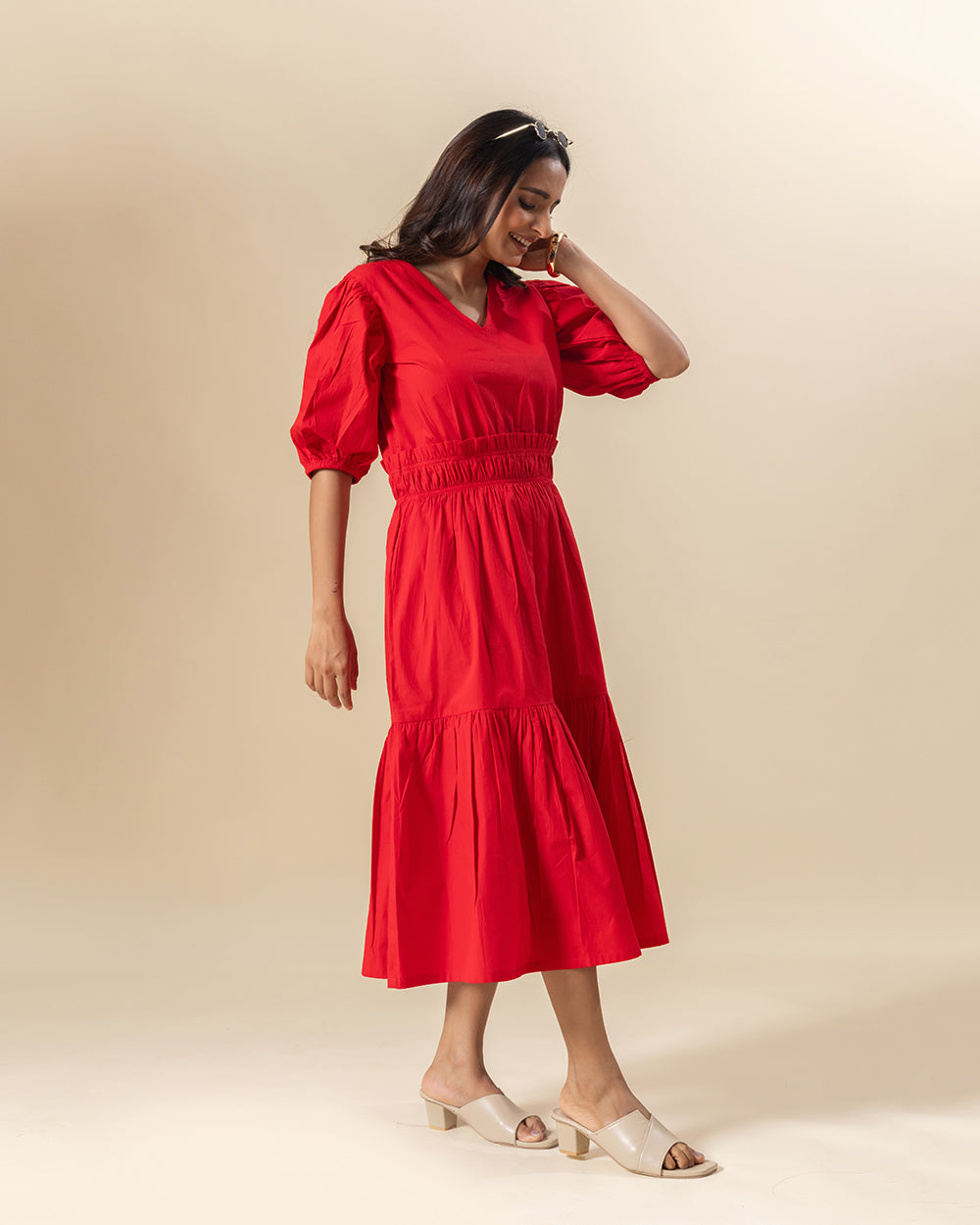 Cherry Pop Midi Dress