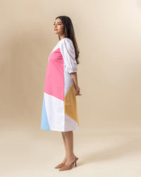 Color Pop Keyhole Dress