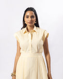 Cream Everyday Midi Dress