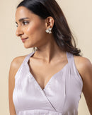 Grey Mist Halter Dress