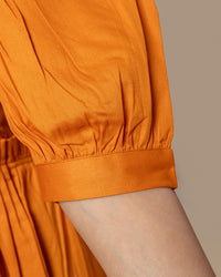 Rust Grace Midi Dress