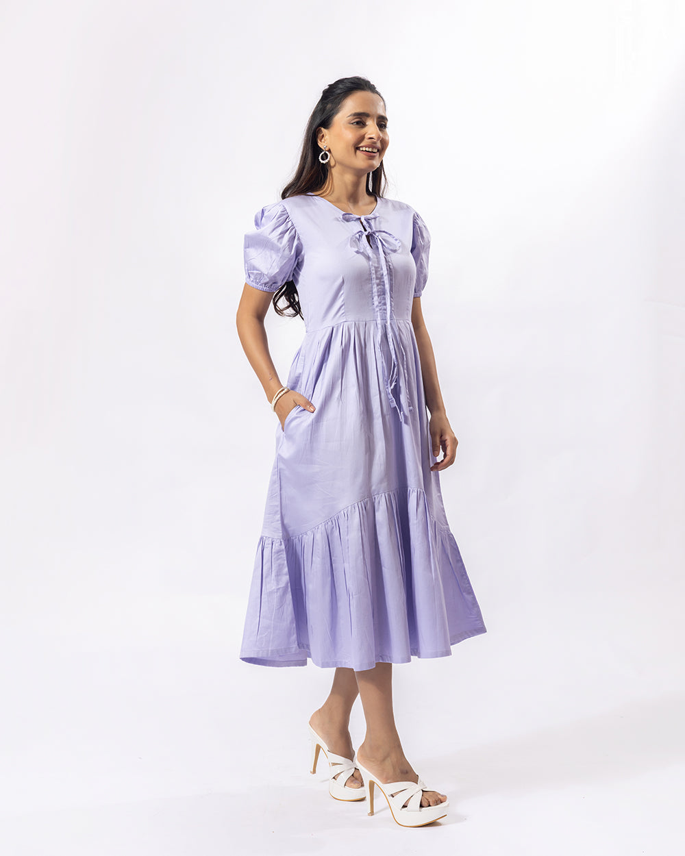 Lavender Everyday Midi Dress