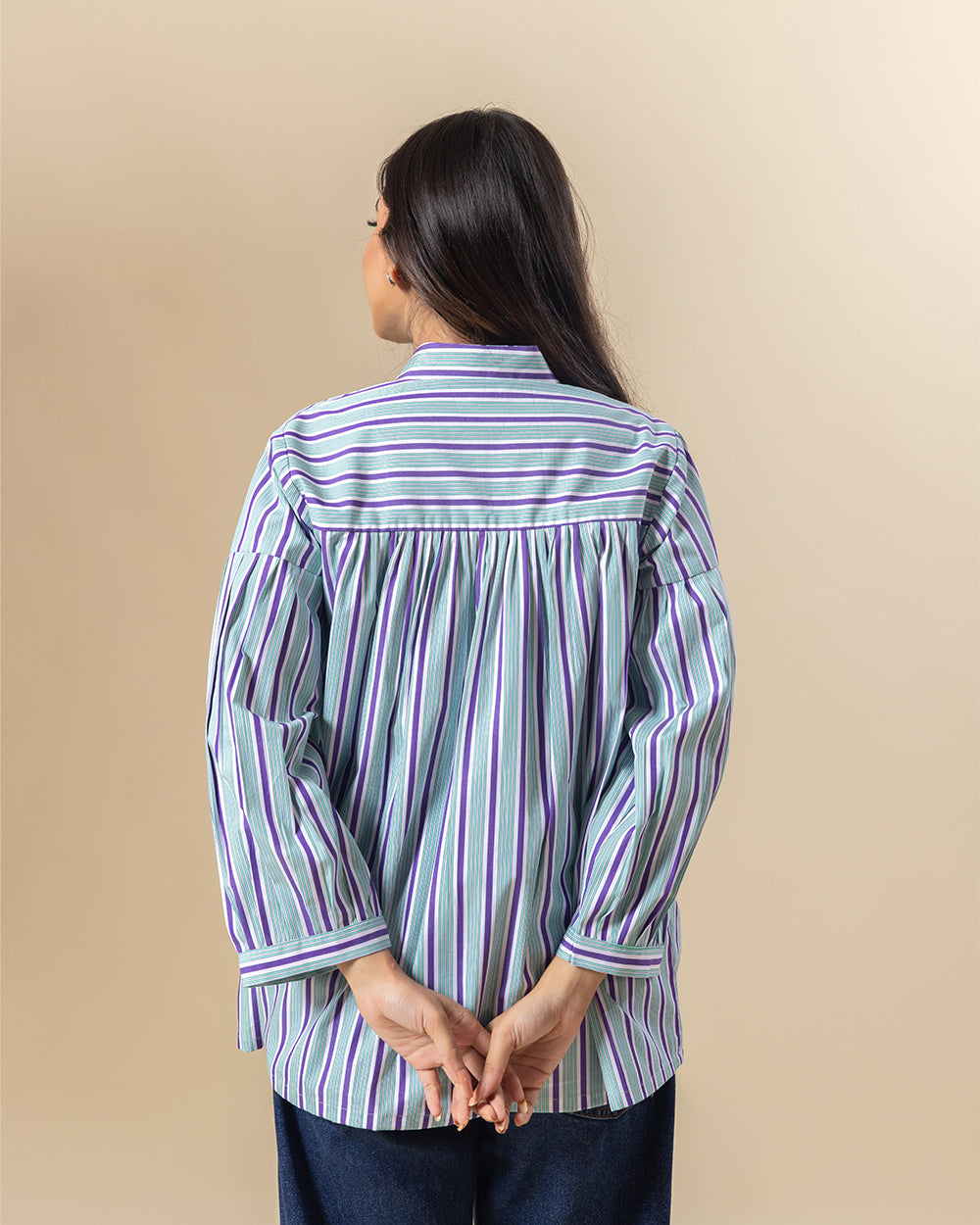 Violet Stripe City Shirt