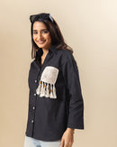 Blackout Cool Collar Shirt