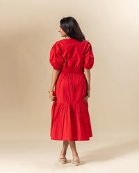 Cherry Pop Midi Dress