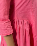 Pink Aura Midi Dress