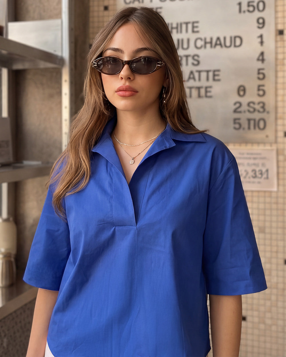 Blue Belle Top