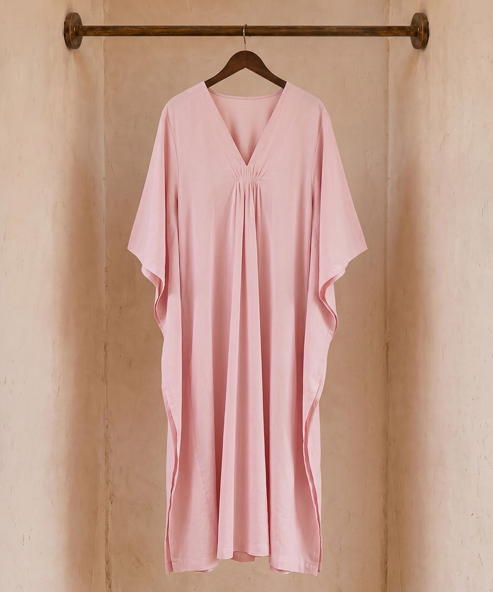 Rosy Kaftan Dress