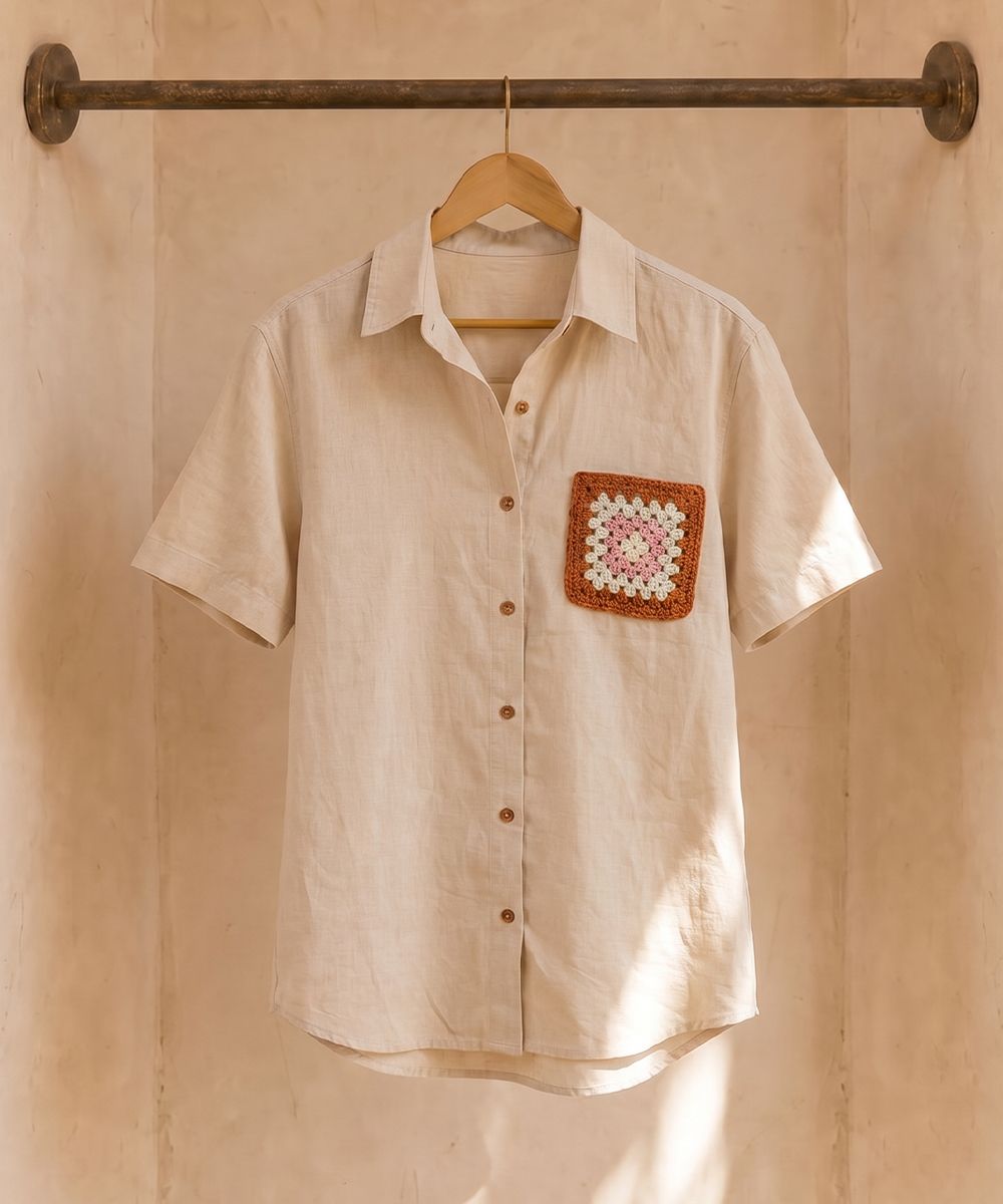 Ivory Pocket Charm Shirt