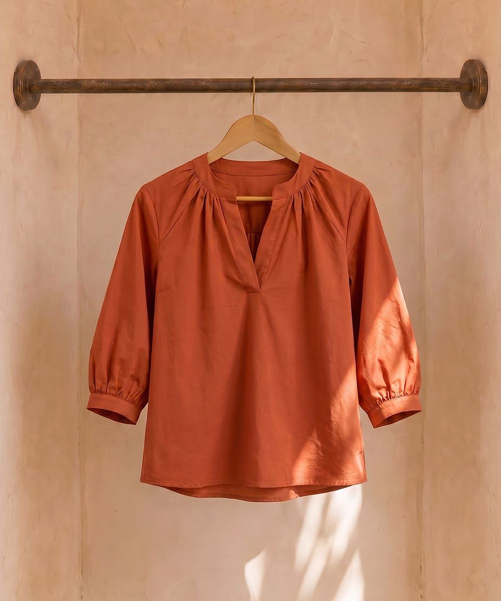 Rust Romance Top
