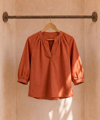 Rust Romance Top