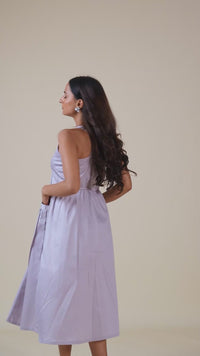 Grey Mist Halter Dress