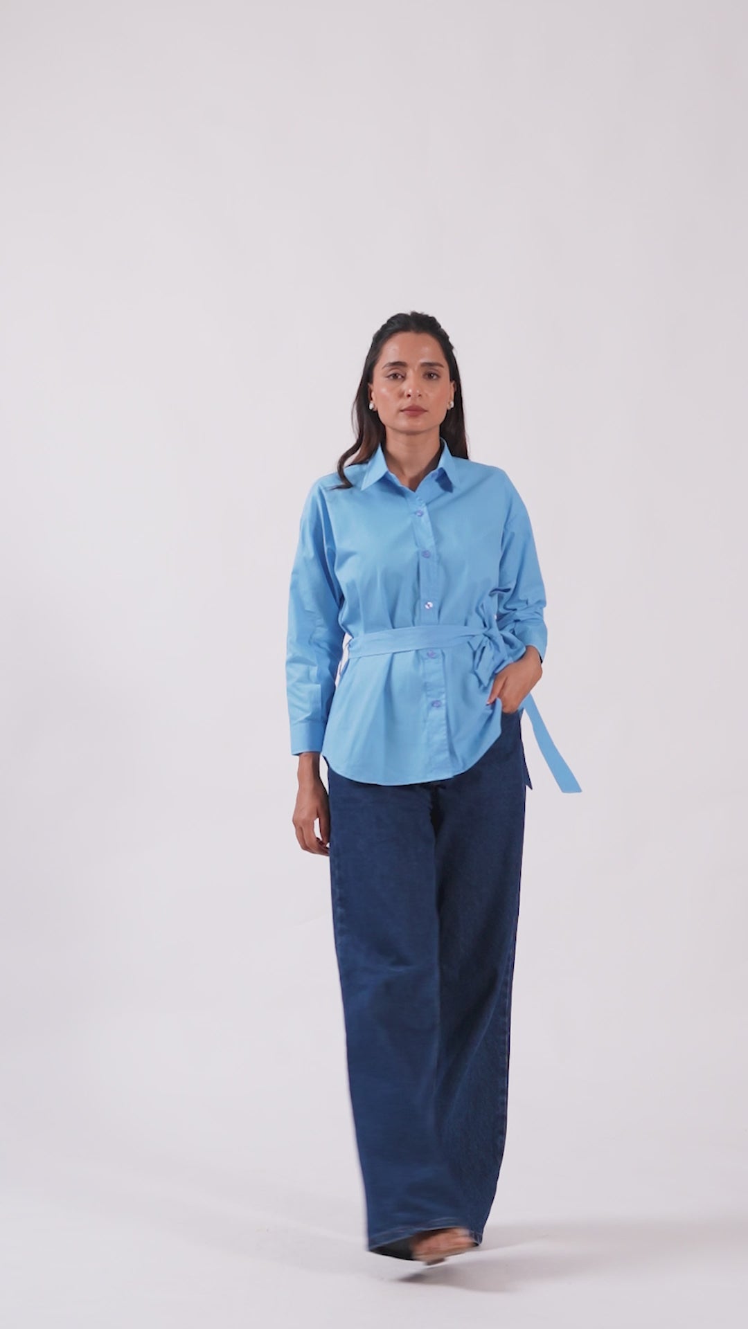 Blue Skies Cotton Shirt