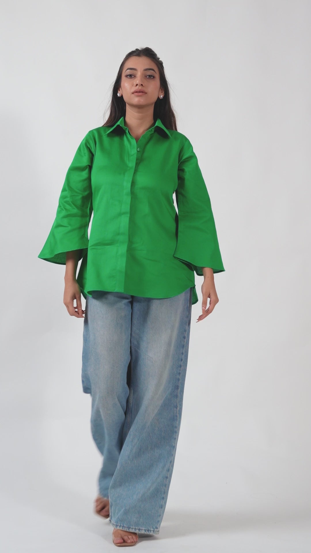 Green Swing Bell Shirt