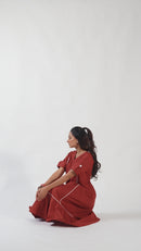 Brick Story Midi Dress